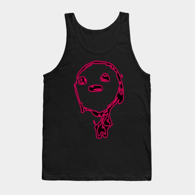 black slime face Tank Top by jaml-12